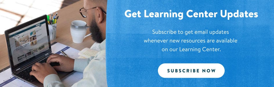 Get learning center updates. Subscribe to get email updates whenever new resources are available on our learning center.