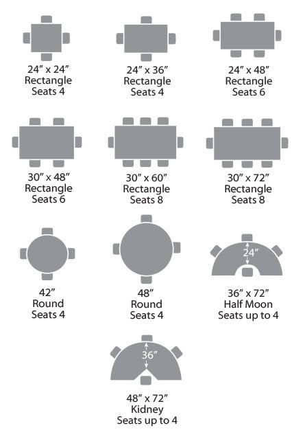 Seating for best sale round tables