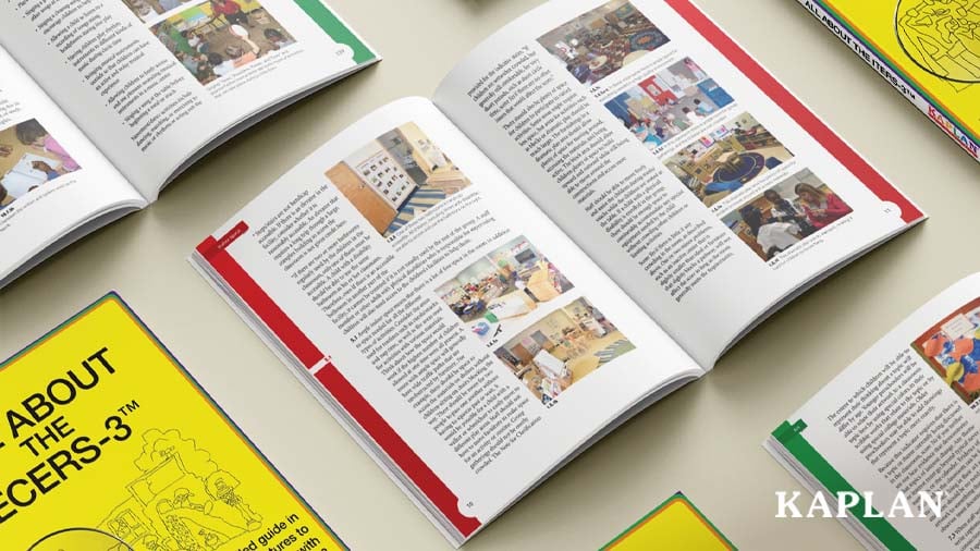 An image showing the inner pages of the All About ECERS book.
