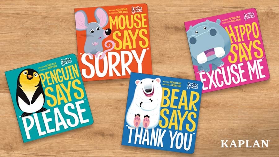 Collection of Kaplan books on basic manners