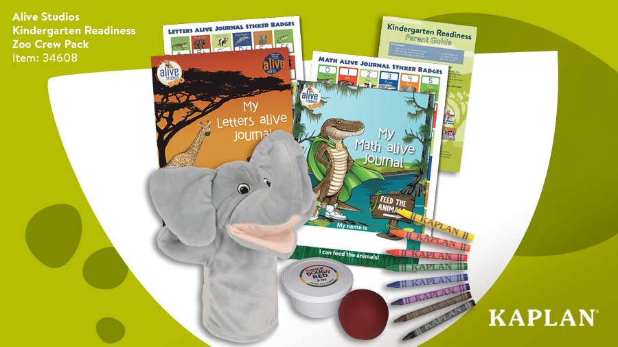 Alive studios kindergarten readiness zoo crew pack