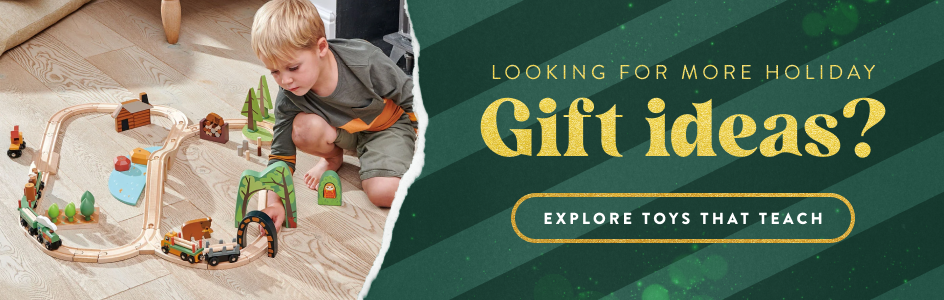 Looking for more holiday gift ideas? Explore toys that teach