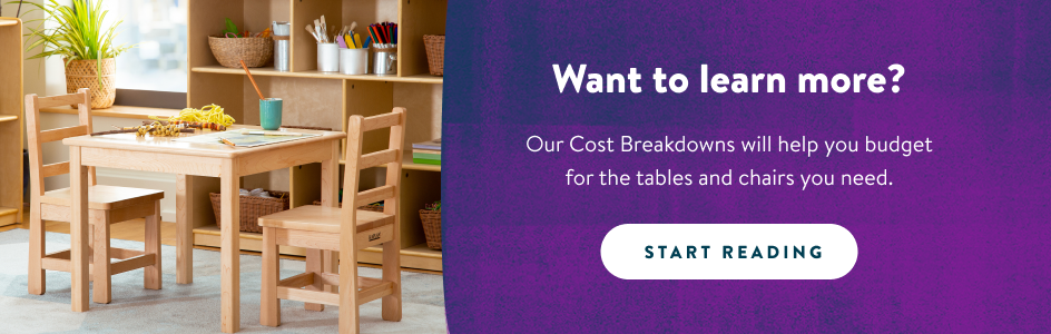 A call to action that directs viewers to the Cost Breakdowns section of Kaplan's Learning Center