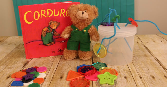 Corduroy Fine Motor Activities