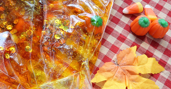 Easy Fall Sensory Bags