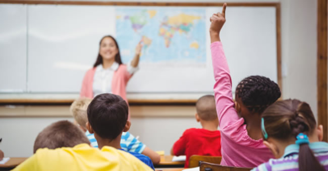 students in classroom