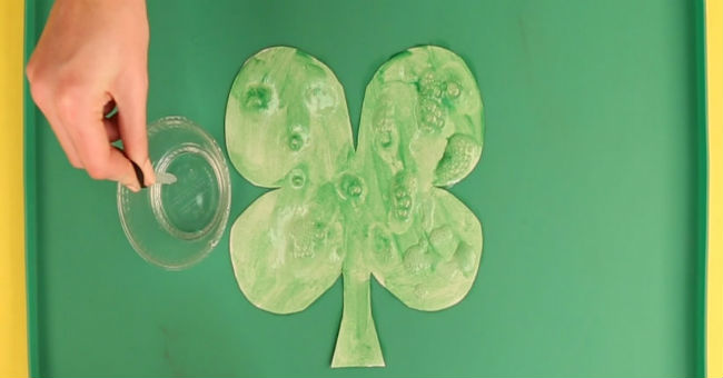 Fizzing Shamrock Art Activity