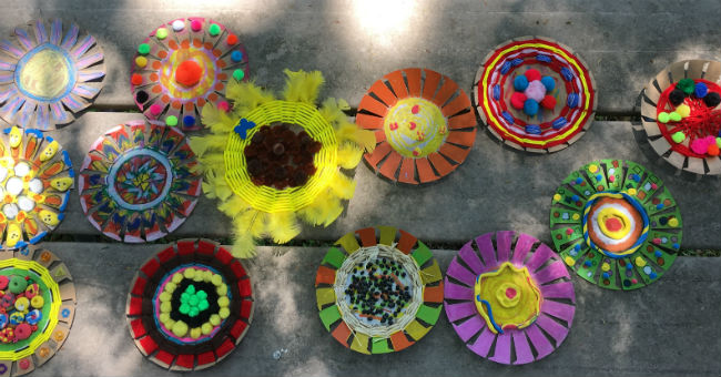 Making Collages with Leftover Craft Supplies | Kaplan Early Learning Company