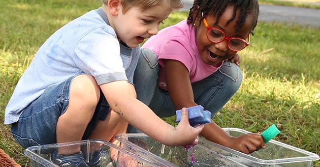 Paint Throwing Activity