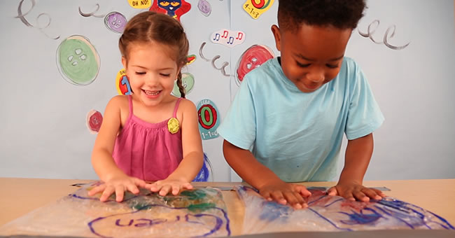 Pete the Cat Sensory Sorting Bags