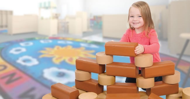 Preschool Block Learning Center | Kaplan Early Learning Company