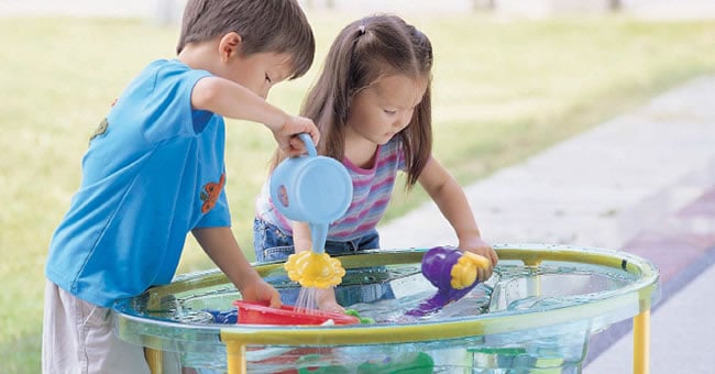 How to Set Up Your Preschool Sand and Water Learning Center