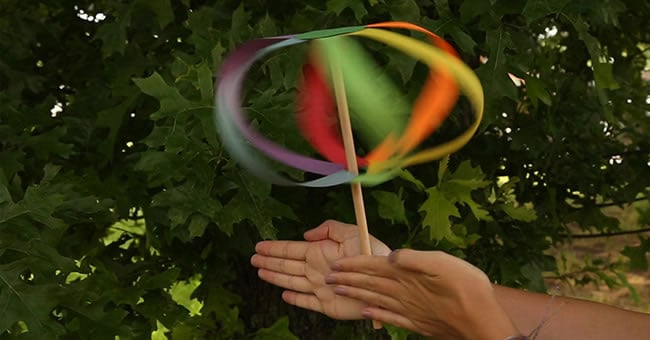 DIY Rainbow Spinner | Kaplan Early Learning Company