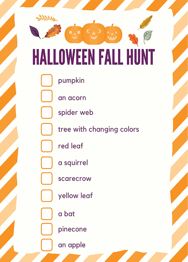  Halloween Hunt Printable