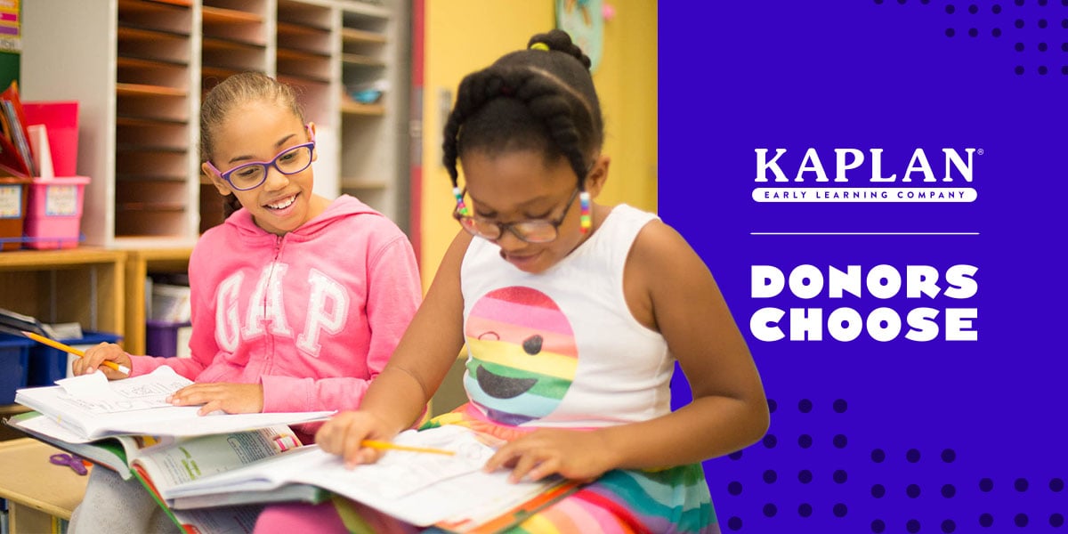 Kaplan Early Learning Provides $100K to Support Teacher Projects Through DonorsChoose